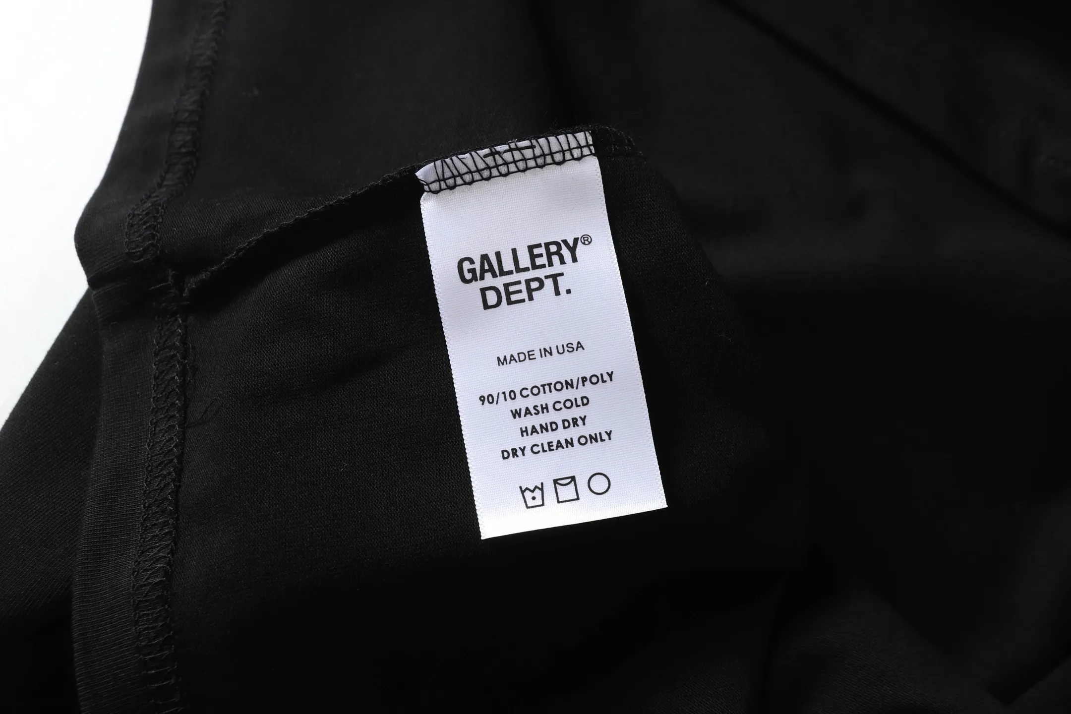 GALLERY.DEPT new summer short-sleeved model number: D3308P104 color: black white code number: S M L XL